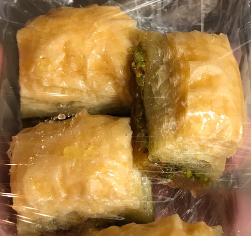 Pistachio Baklava - first in Turkey!