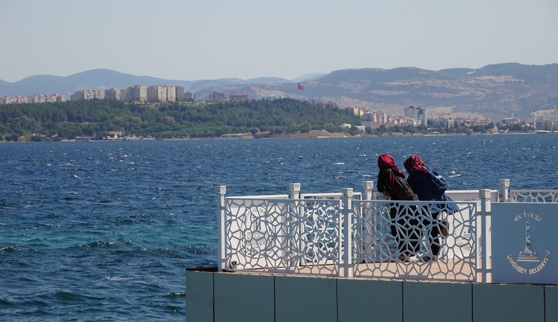 Looking from Eceabat to Çanukkale