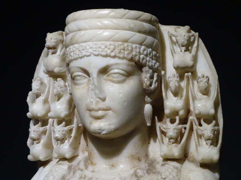 Artemis Statue 2nd Century - face and detail