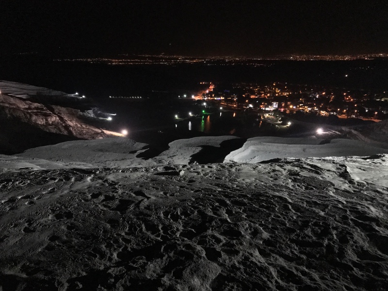 Pamukkale by night