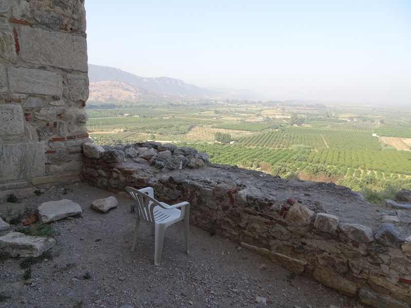 Security guard’s view from Ayasuluk Kalesi