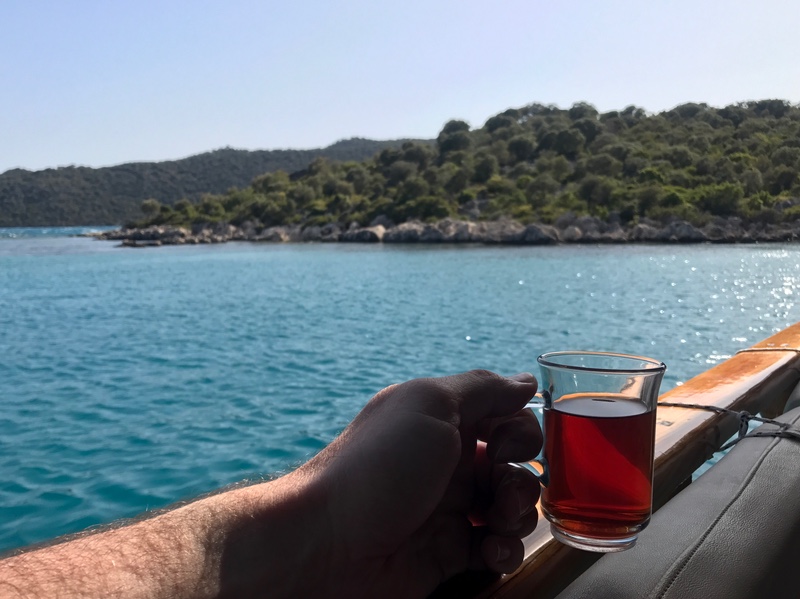 So much tea was consumed