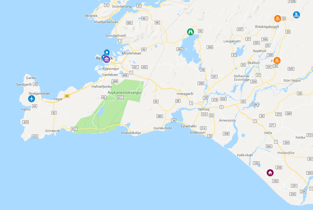 EuroTrip Stage 1 Map