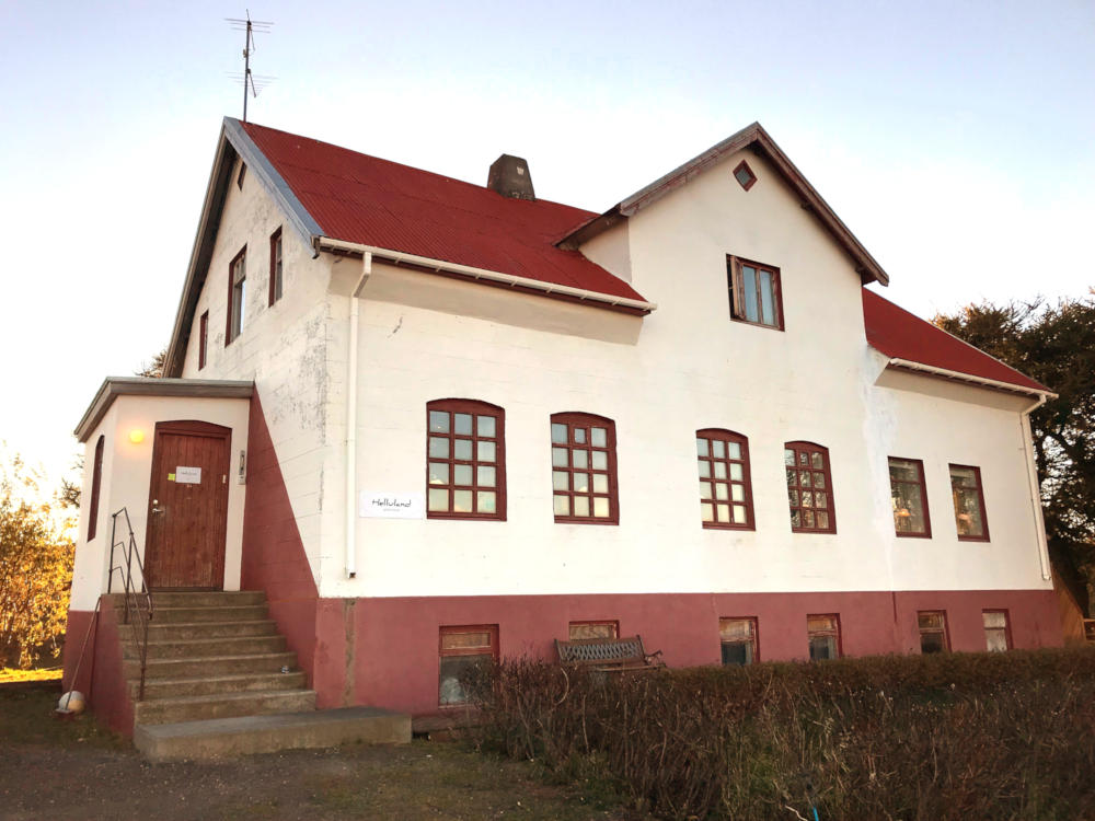 Helluland Guesthouse by morning