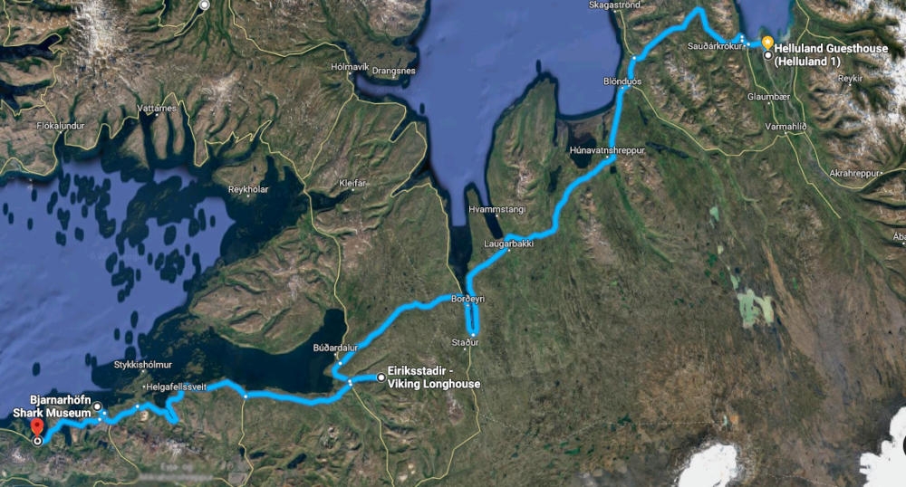 Today’s travel map