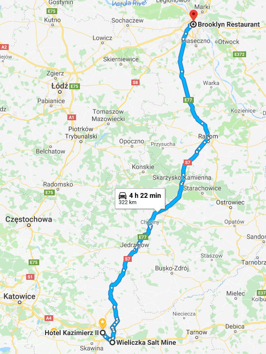 driving map of today