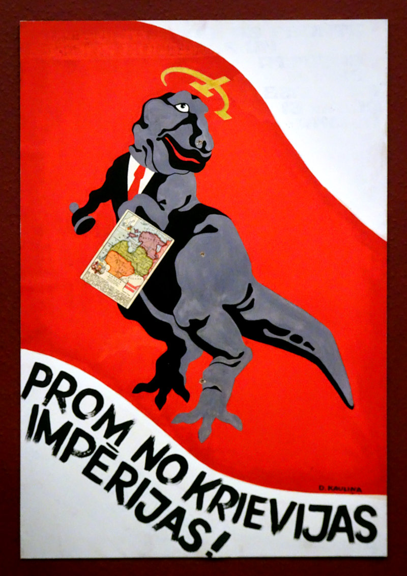 prom no krievijas imperijas (away from the Russian empire!)