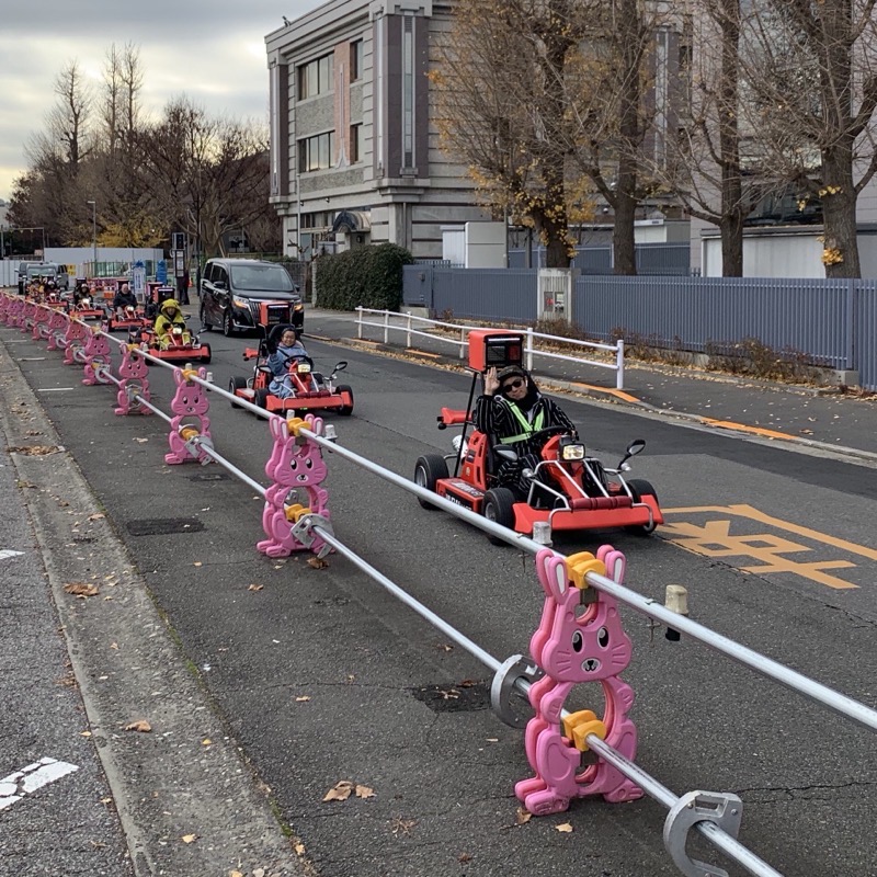 Road furniture and karts