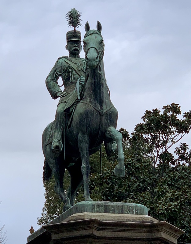 Ueno Prince Komatsu statue