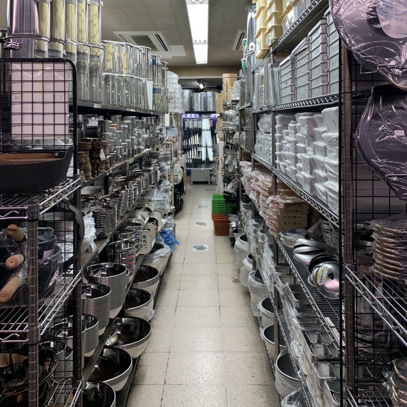 Kappabashi street cookware
