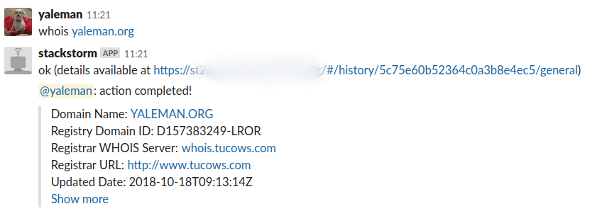 stackstorm prototype