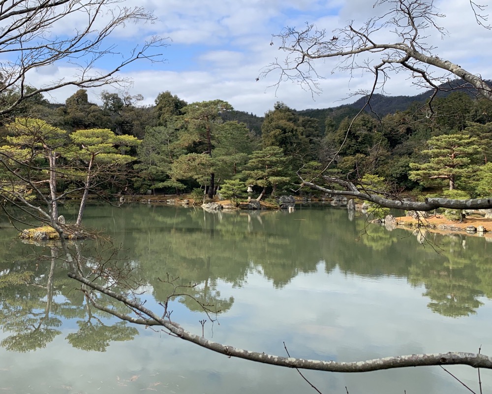 golden pavilion pond