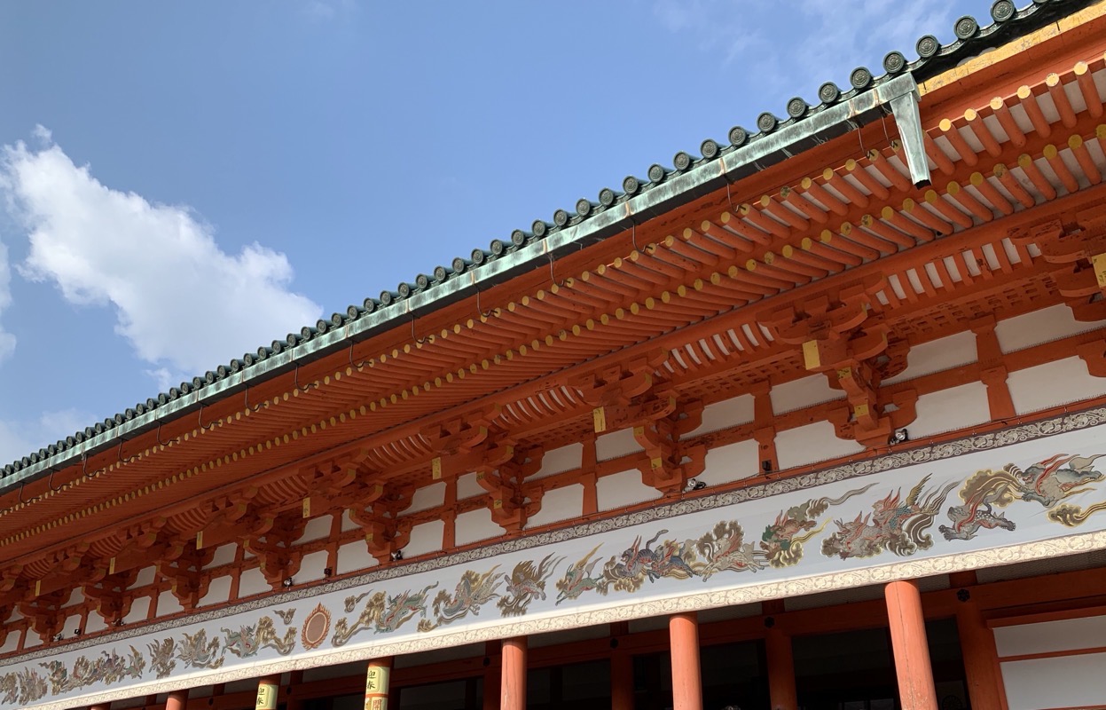 heian shrine detail