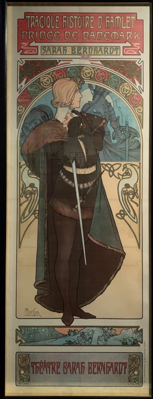 mucha poster hamlet
