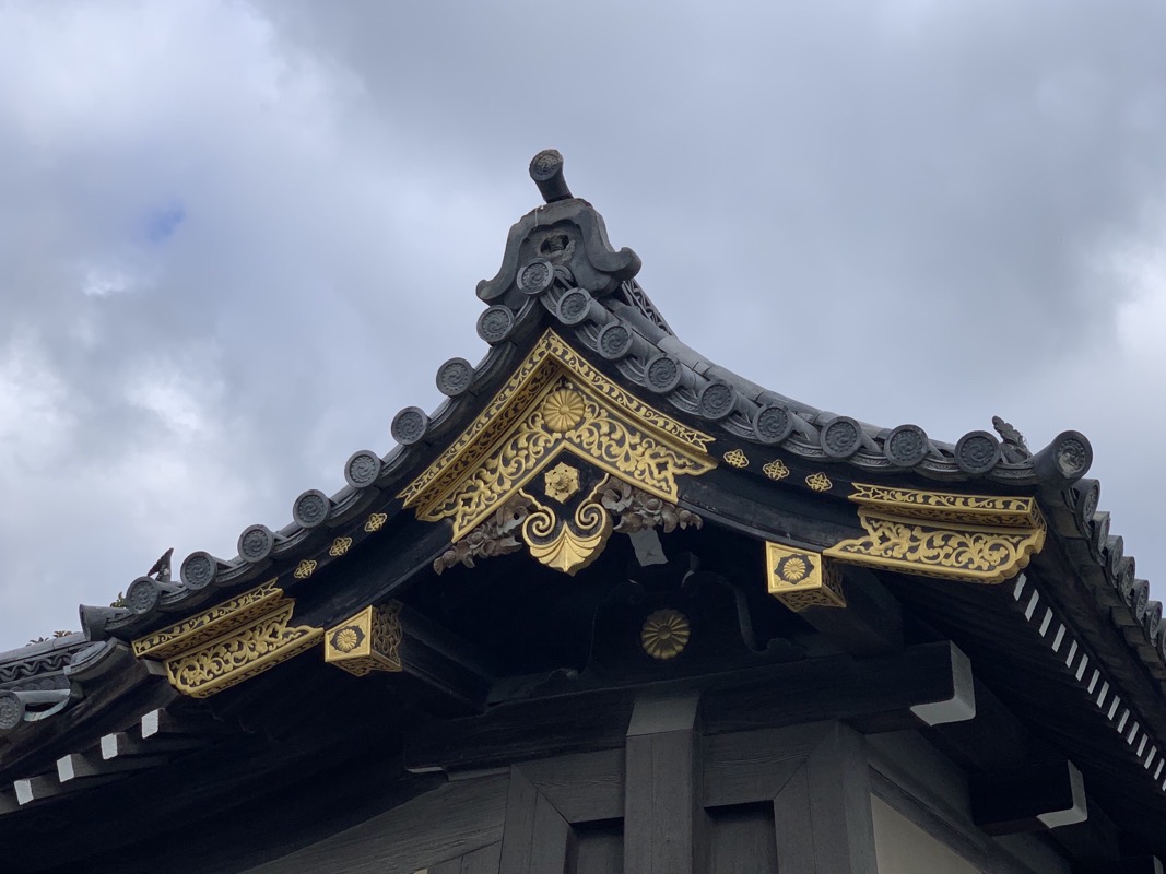 nijo castle wall detail