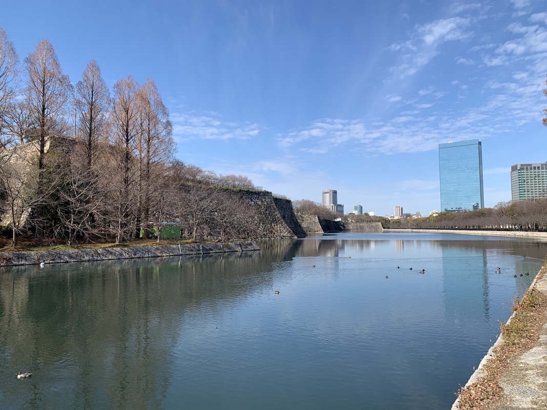 osaka castle lower moat