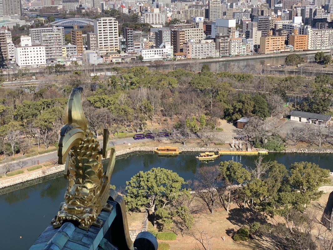 osaka castle view