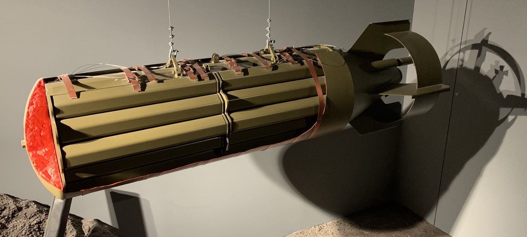 peace museum incendiary bomb replica