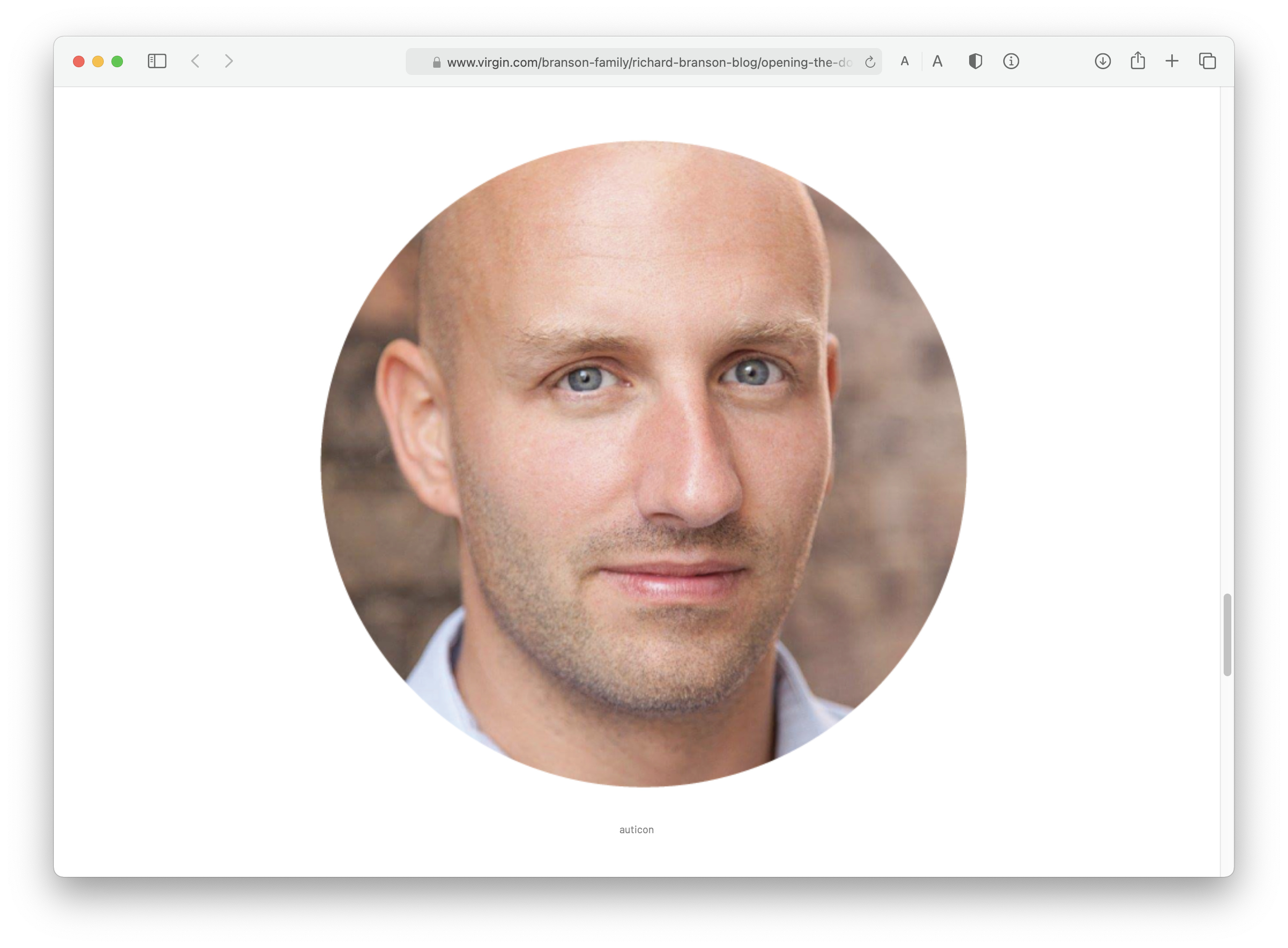 giant face staring at you