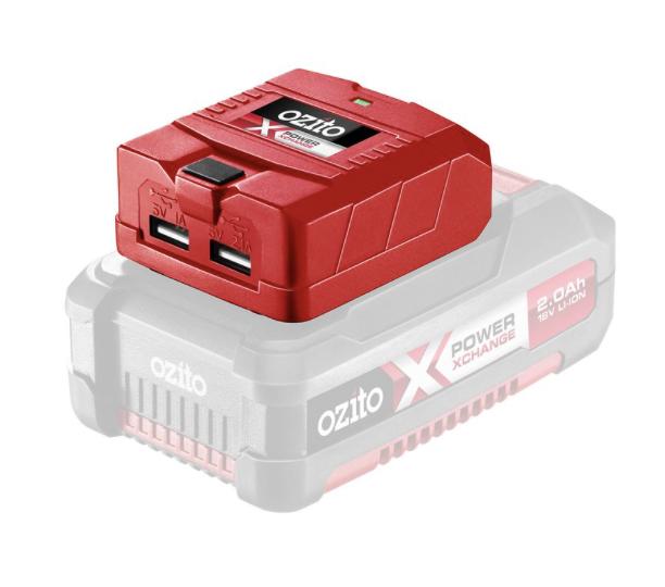 Ozito PXC Battery and USB Power Station