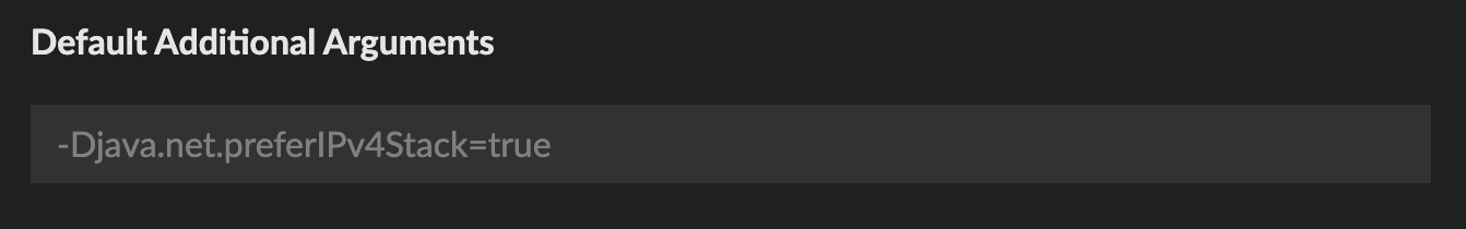 Additional settigs for minecraft