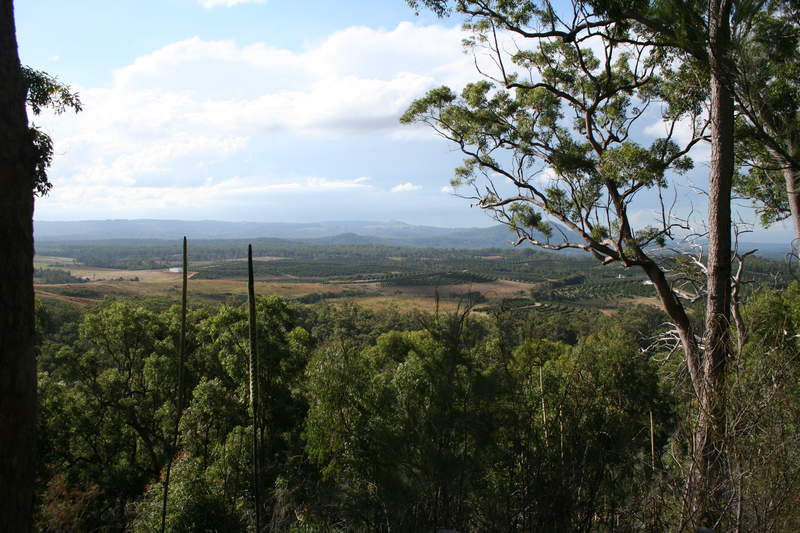 Looking across to the coast from the bottom.