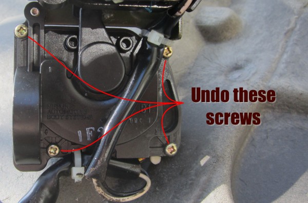 AU Lock Actuator Disassembly