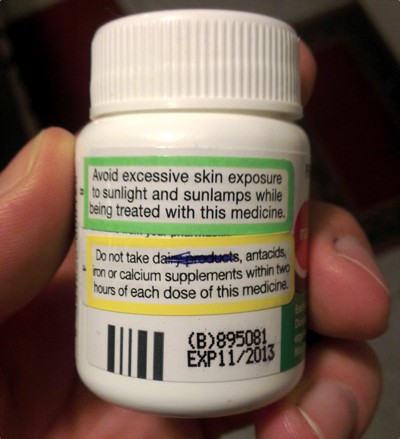 Doxycycline Warnings