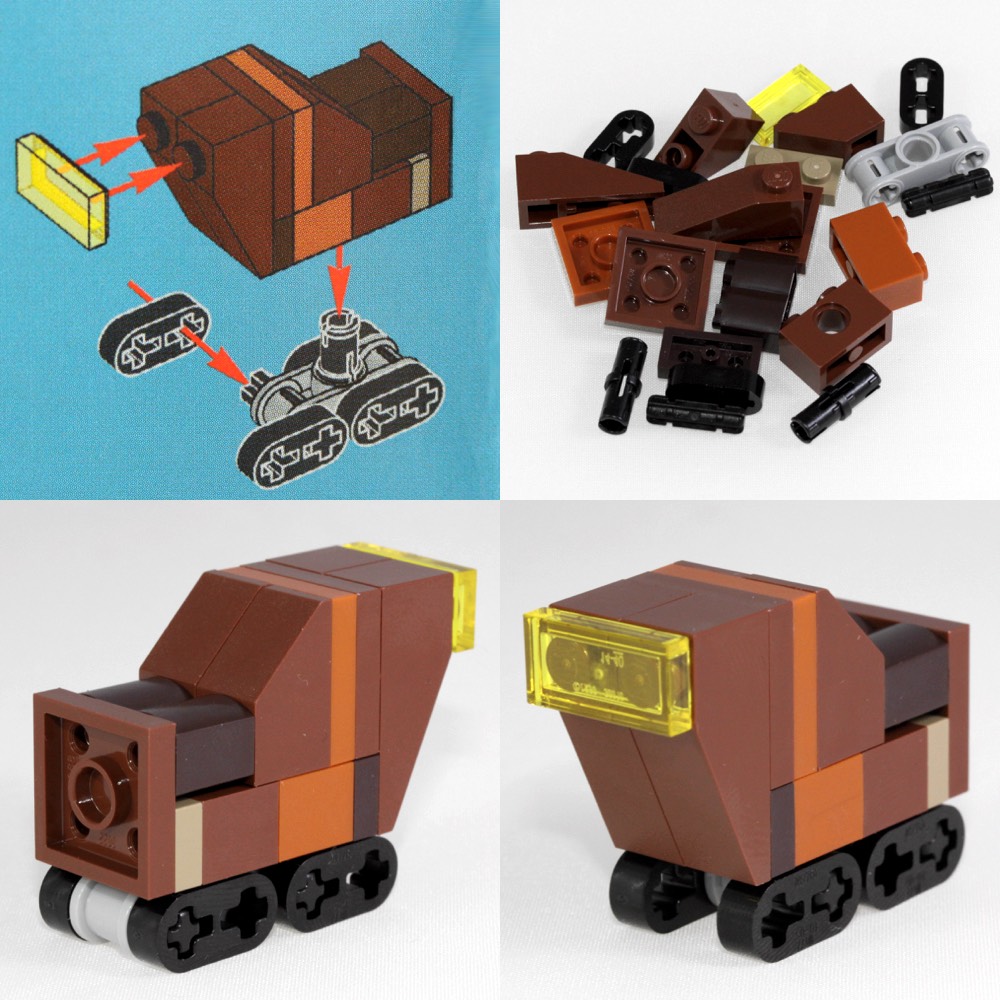 A microscale Sandcrawler