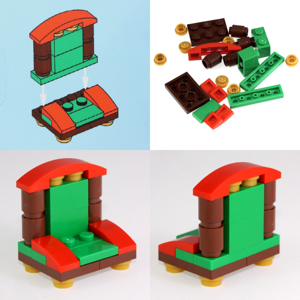 A chair for Santa to sit on