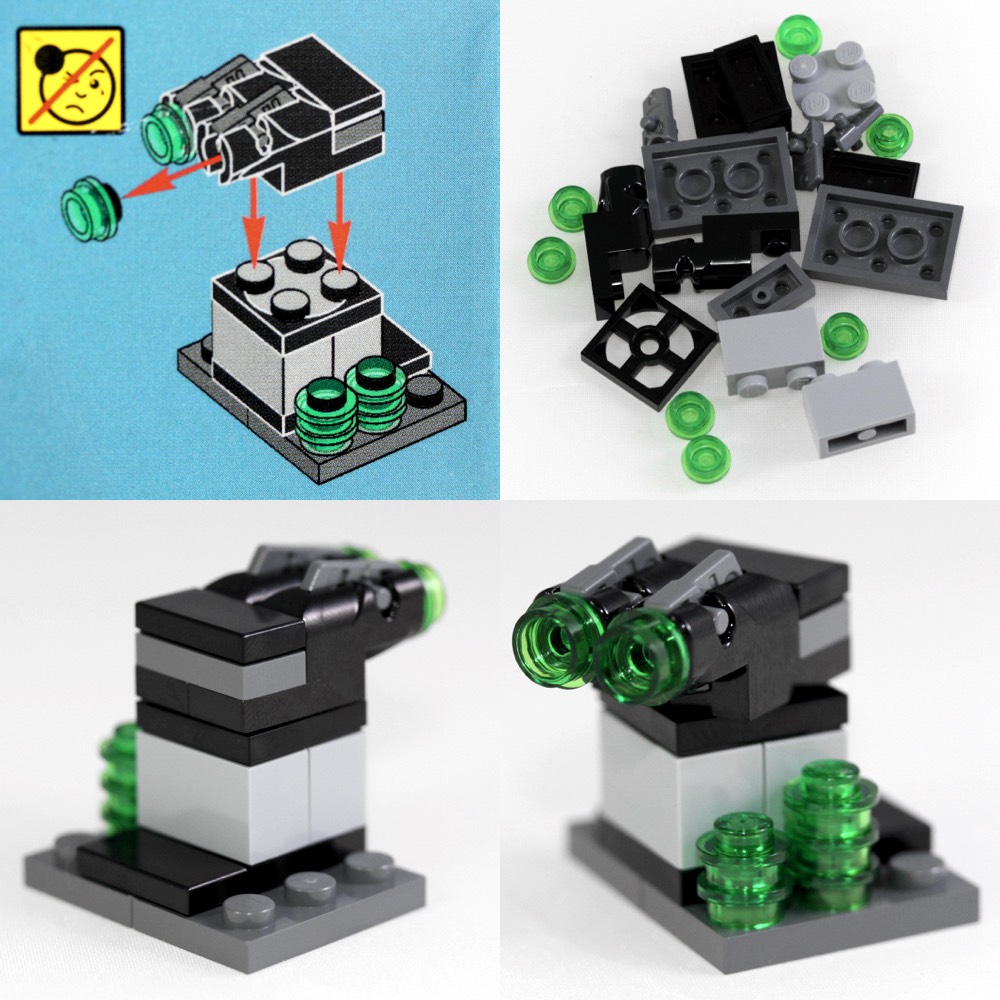 A blaster defence turret