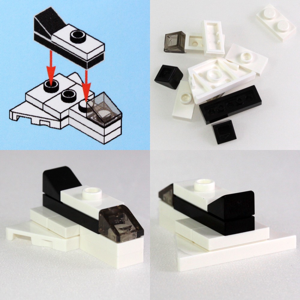 A cute little space shuttle