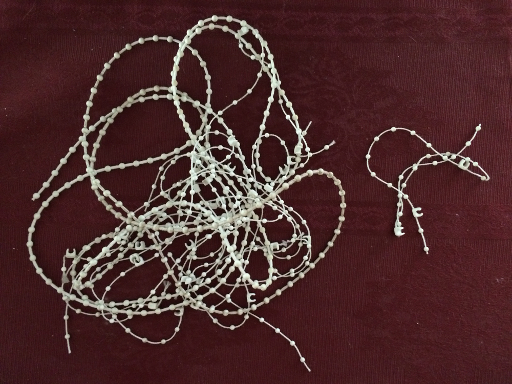 Cordage. The piece on the right is what I had to do this for.